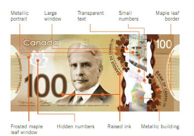 カナダ、紙ではなくプラスチックの100ドル札を導入 | ねとらぼ