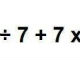 「7＋7÷7＋7×7−7＝？」　92％が間違えてしまうという問題が海外で話題に