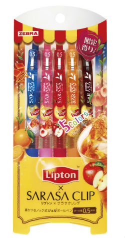 ○SARASA Lipton 「アップルティーの香り」 ボールペン ○SARASA Lipton 「アップルティーの香り」 ボールペン リプトン