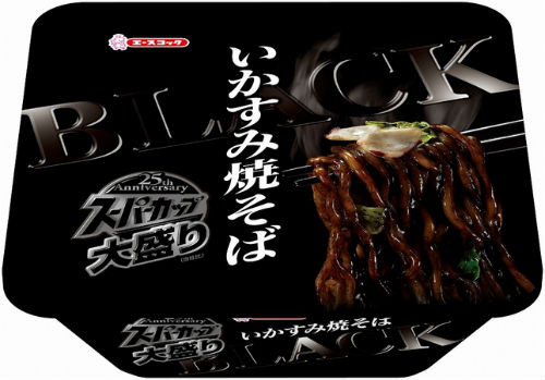 スーパーカップ　大盛りいかすみ焼そばブラック