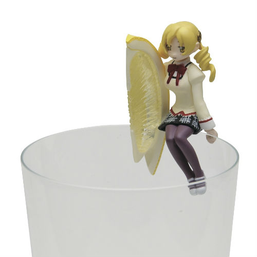 魔法少女まどか☆マギカ」がカプセルトイ「コップのフチ子」風