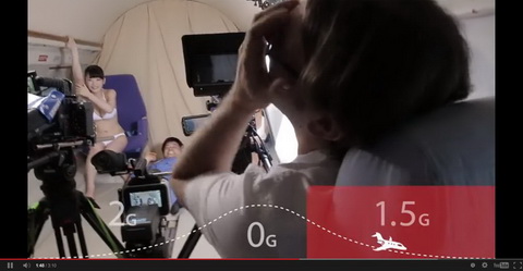 無重力ビキニ美女