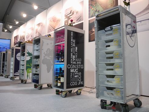 エアアジア 航空機ギャレー 機内食カート ミールカート トローリー