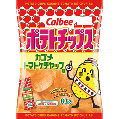 ポテトチップス カゴメトマトケチャップ味