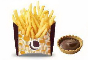 つけポテ（ガーナミルクチョコレート）