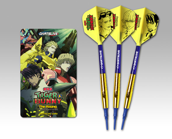 劇場版 TIGER＆BUNNY」のダーツセット登場 ダーツマシンとの