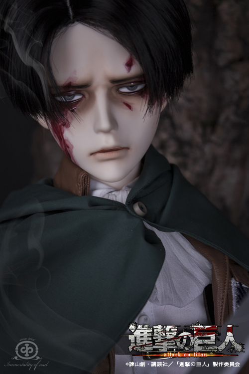 進撃の巨人 キャストドール リヴァイ兵長 調査兵団ver. 進撃の巨人』キャラドール“リヴァイ兵長”調査兵団ver.が再登場