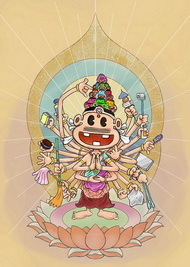 漫画家による仏の世界展