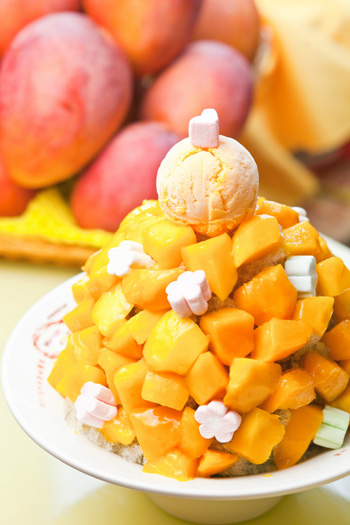 画像（マンゴーがいっぱいでおいしそう！）