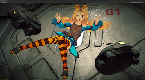 ゲームエンジン系ヒロイン「ユニティちゃん」の3Dモデルデータが