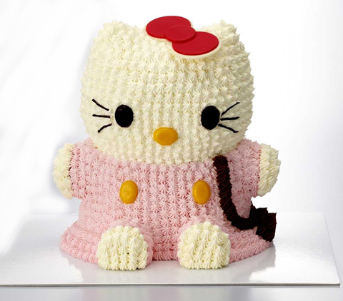 画像（ハローキティ 立体ケーキ）