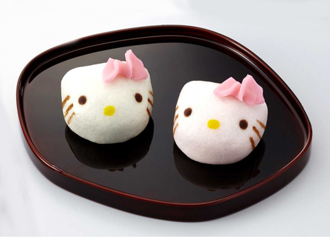 画像（ハローキティ饅頭）