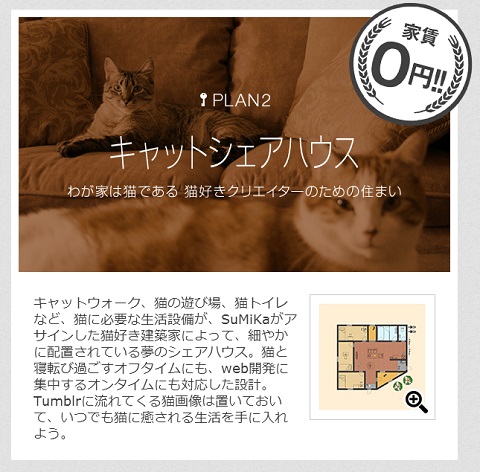 画像（「キャットシェアハウス」）