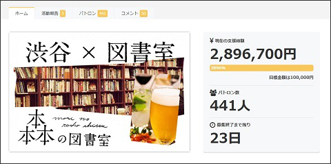 画像（夜の図書室2）