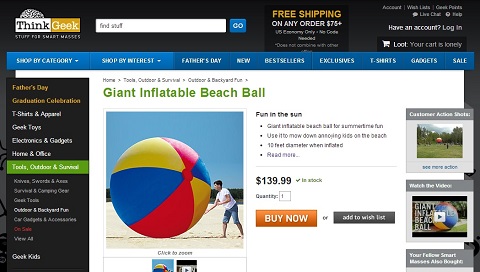 画像（人の背の高さの2倍ある巨大なビーチボール!!!）