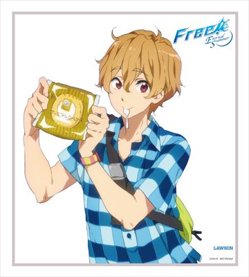 ローソンで「Free!」2期放送記念キャンペーン ローソンカラーの岩鳶