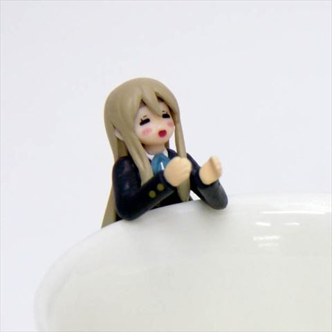 【希少・未使用品】PUTITTO SERIES ティータイムのけいおん! 放課後ティータイムがコップのフチ子化！ちっちゃくて、ゆる～く