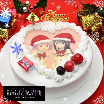 魔法少女まどか☆マギカ外伝2020年限定クリスマスケーキ特大缶バッジ