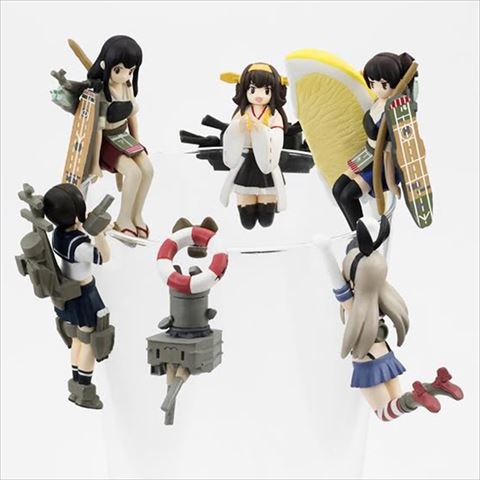 艦娘をコップのフチに飾れる 「艦これ」ミニフィギュア登場