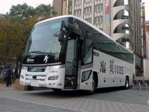 西鉄バス　夜行高速「Lions Express」「はかた号」ネクタイピン 西鉄バス 夜行高速「Lions Express」「はかた号」ネクタイピン