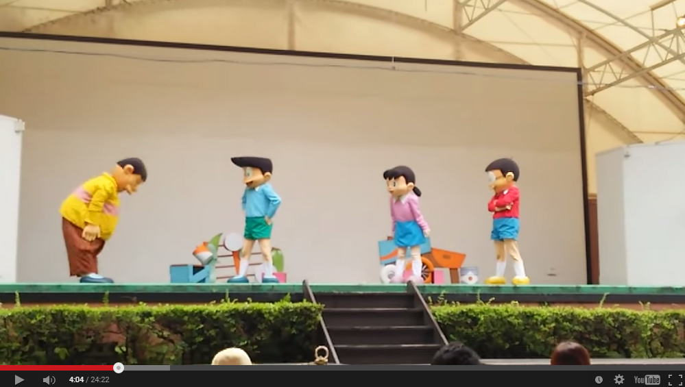 ドラえもんショーの途中でジャイアンの首がボロンと取れて子どもが号泣する事案が発生