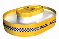 大人数で巨大流しそうめんが楽しめるイベント、「のどごし」が