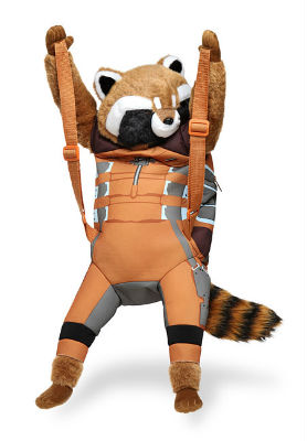 アライグマをおんぶ 「ガーディアンズ・オブ・ザ・ギャラクシー