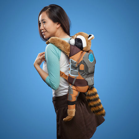 アライグマをおんぶ 「ガーディアンズ・オブ・ザ・ギャラクシー