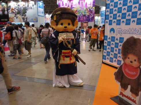 sekiguchiブースでモンチッチさんが天下五剣に選ばれる