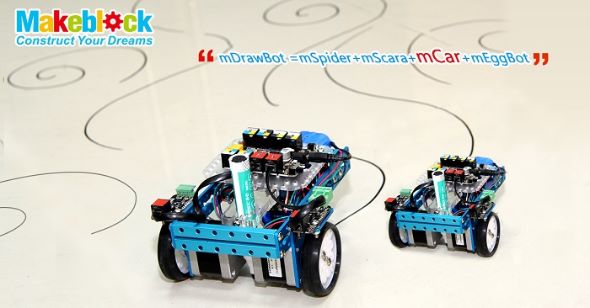 4種類のロボットを組み立て可能！ お絵描きロボットキット