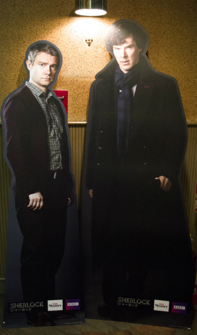 2人の等身大パネル