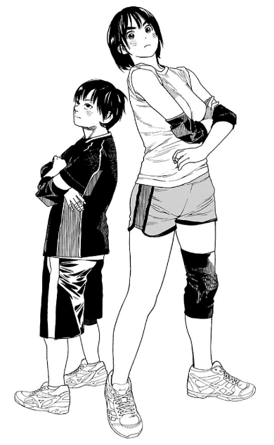 富士山牧央と上場優一 ©オジロマコト／双葉社