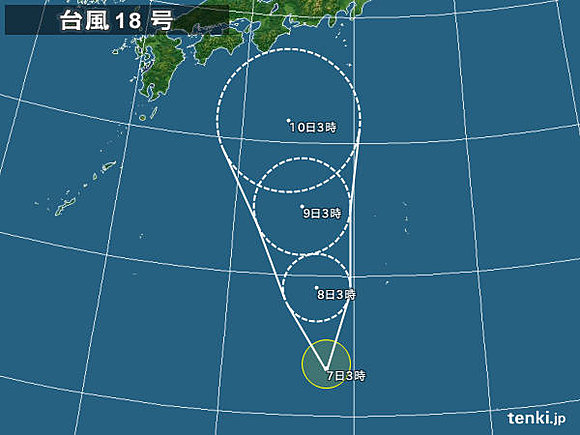 台風18号