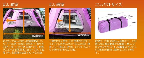 カップルテント