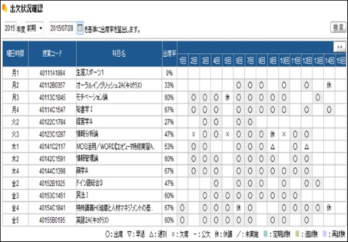 保護者用ポータルサイト