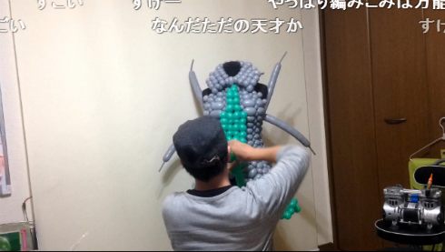 「初音ミク」バルーンアート