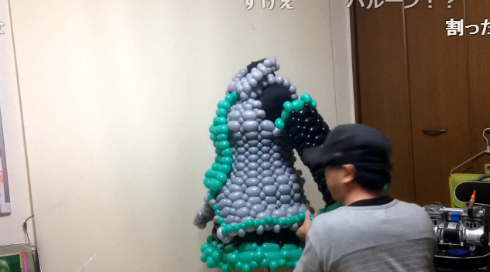 「初音ミク」バルーンアート