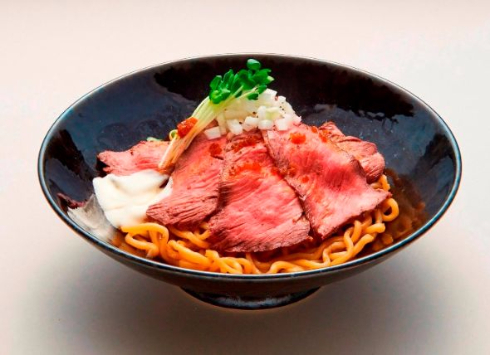 ローストビーフ油そば