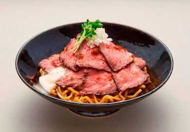 ローストビーフ油そば