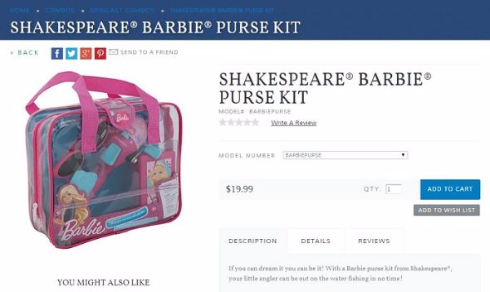 バービー釣り竿