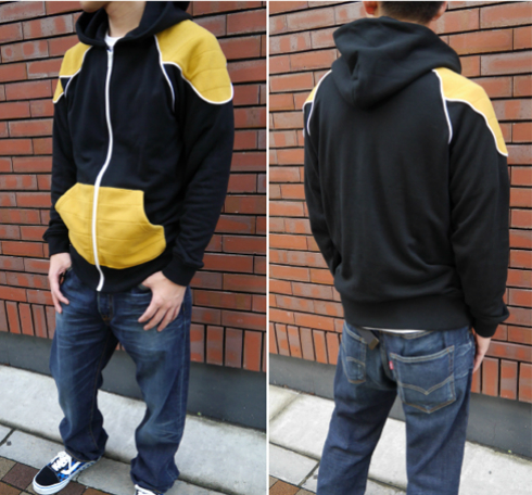 サイヤ人戦闘服パーカー