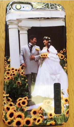 番組内で撮影したウエディングドレス姿の北斗さんとの2ショット