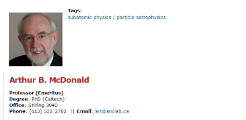 ノーベル物理学賞