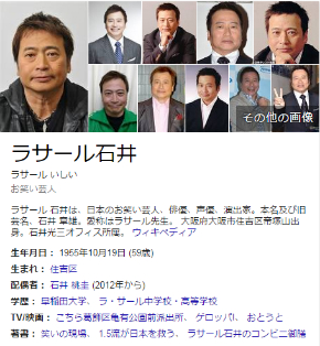 ラサール石井さん