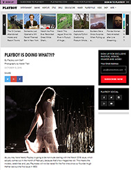 PLAYBOYのWebサイトでも今回の決定について発表