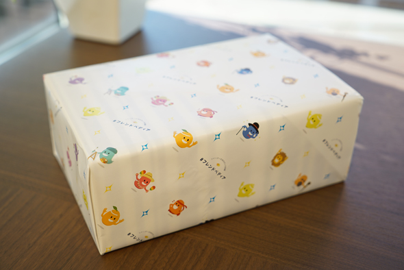 包装紙がかわいい