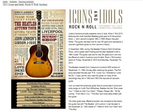 Icons & Idols: Rock n’ Roll 2015