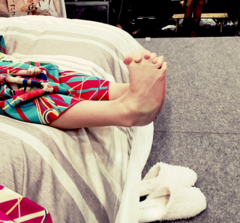 竹達彩奈さんの足技