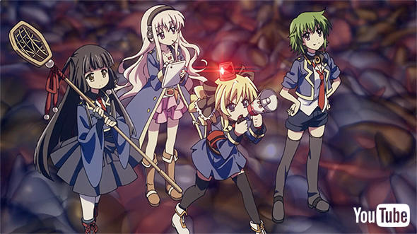 いつものG4たち。こころちゃんいうな！　（C）劇場版 ミルキィホームズ製作委員会