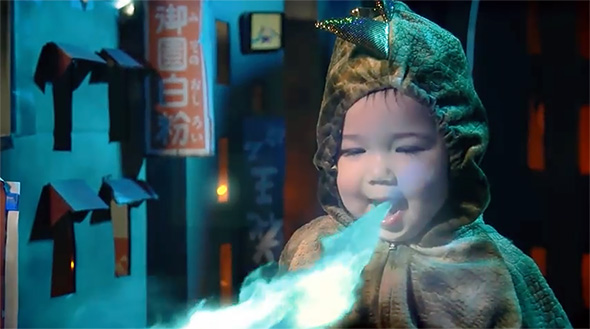 ゴジリーちゃん放射能吐きまくっています